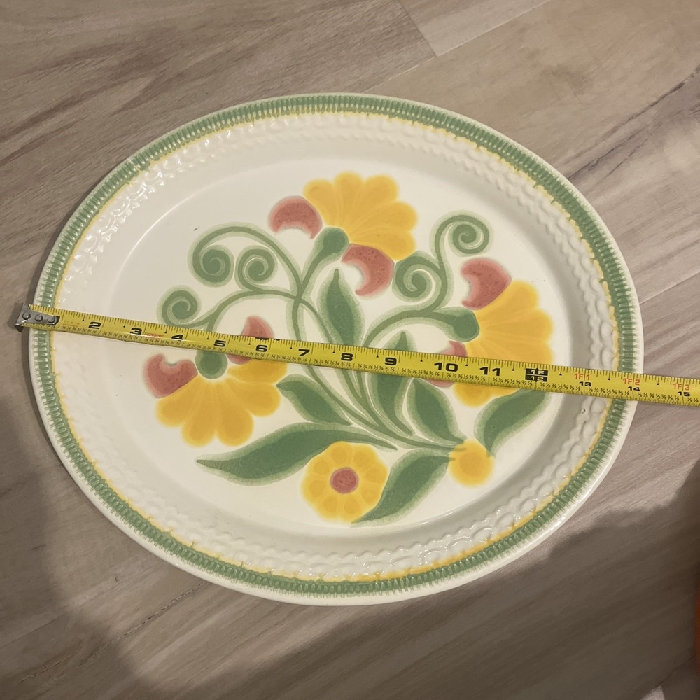 Franciscan Earthenware Maypole 14.25" Oval Serving Platter - Picture 5 of 10